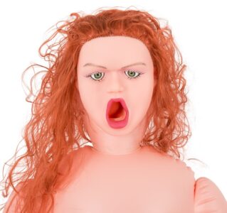 Sexy And Psycho - Oppblåsbar Dukke med Masturbator