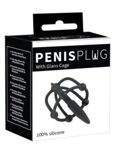 Penisplug - Dilator med glansbur - Silikon - Bilde 3