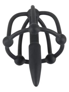 Penisplug - Dilator med glansbur - Silikon - Bilde 7