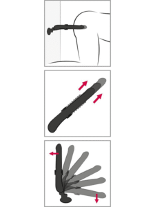RC Fucking Machine 2.0 - Selvpenetrerende vibrator - Sort - Bilde 10