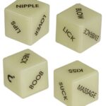 Love Dice - Erotiske Terninger - Glow In The Dark - Selvlysende