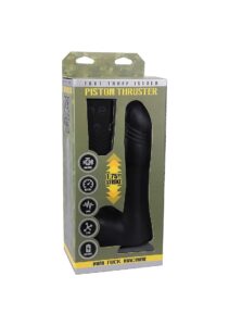 Tendril Thruster - Mini Fuck Machine - Uncut  Thrusting dildo - Sort