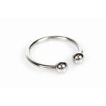 Horse Shoe Glans Ring - Penishodering med Kuler - 28 mm