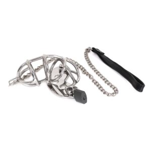 BQS - Leashed - Kuklås - Kyskhetsbur med Kjettinglenke