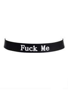 Rimba - Collar i silikon - Fuck Me
