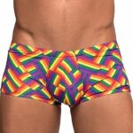 Male power - Mini short - Pride mønster