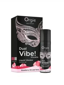Orgie - Dual Vibe! Strawberry Gin And Tonic- Flytende Vibrator Styrke 6 - Bilde 3