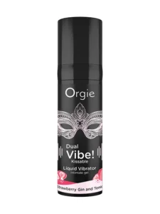 Orgie - Dual Vibe! Strawberry Gin And Tonic- Flytende Vibrator Styrke 6 - Bilde 2