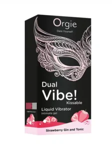 Orgie - Dual Vibe! Strawberry Gin And Tonic- Flytende Vibrator Styrke 6 - Bilde 4