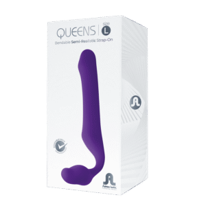 Adrien Lastic - Queens L - Stroppeløs strap-on -  Mørk Lilla