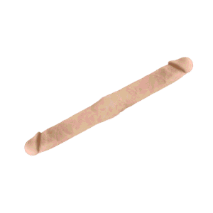 Woomy - Knock-Knock - dobbeldildo - lys hudfarge