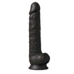 Silexd - Silikon Dildo - Model 1 - 15" - 38cm - Sort