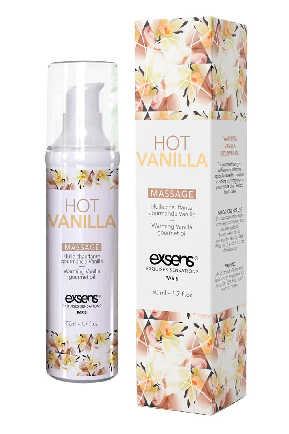 EXSENS - Varmende massasjeolje - Hot Vanilla - Vanilje EXSENS - Varmende massasjeolje - Hot Vanilla - Vanilje