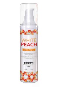 EXSENS - Organic Varmende massasjeolje - White Peach - Hvit Fersken