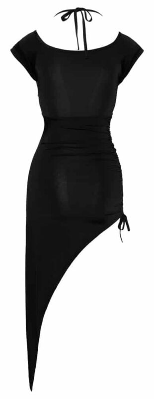 Cottelli Collection - Asymmetrisk Kjole - sort