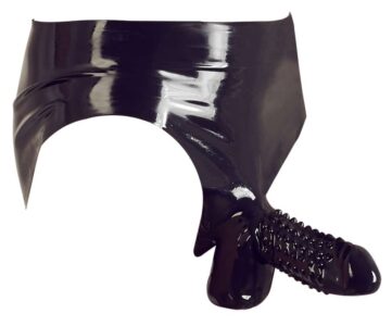 LateX - Truse med Penis Sleeve