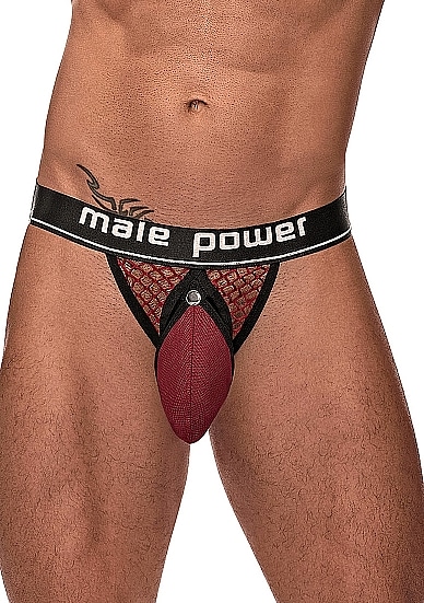MALE POWER - Cock pit - Jock  - Rød netting