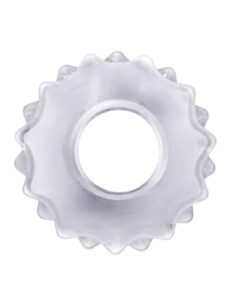 PowerPlus - Transparent Penisring med tagger
