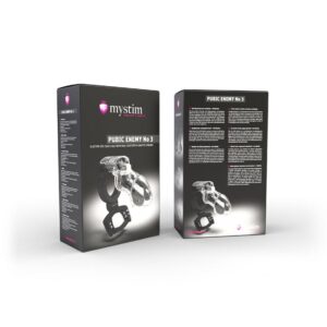 Mystim - Pubic Enemy No. 3 - Elektro Kuklås med Balleklemme