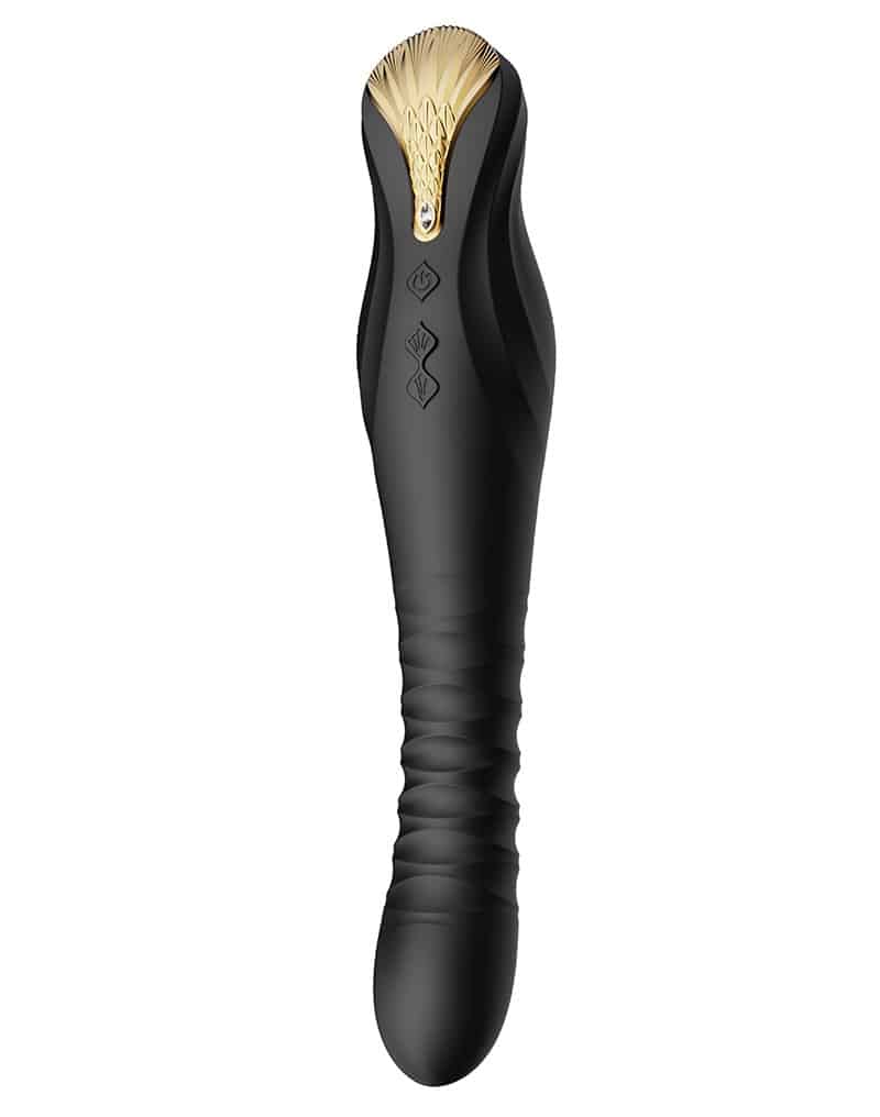 ZALO - King Black - Thrusting vibrator - sort ZALO - King Black - Thrusting vibrator - sort