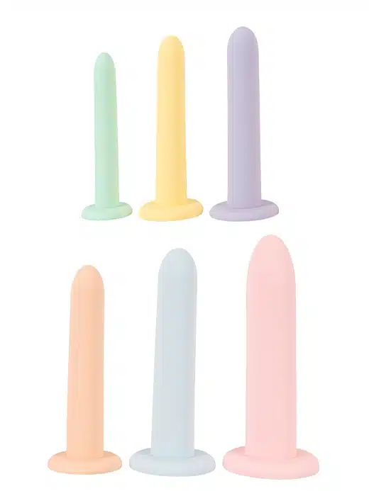 50039380000-dilatorsett-dilator-dildo-dildosett-stretching-vaginisme-hjelpemiddel-08 six in a row dilatorsett