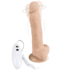 Alive - Cesar - Vibrerende/Roterende Dildo - Lys Hudfarge