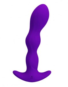 Pretty love Yale - Vibrerende analplug lilla