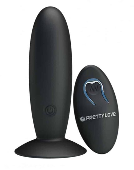 Crazy Bull - Buttplug med Fjernkontroll - Sort