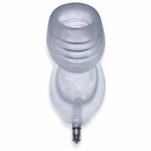 Oxballs - Glowhole-1 Fuckplug - Tunnelplug med Led - Clear frost - S