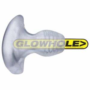 Oxballs - Glowhole-1 Fuckplug - Tunnelplug med Led - Clear frost - S