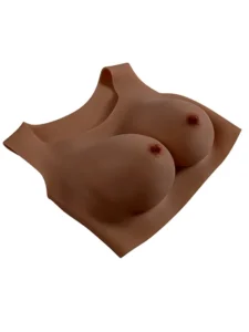 GENDER X - Breast Plate D-Cup - Bryst Protese - Mørk hudfarge - Bilde 5