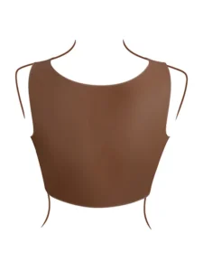 GENDER X - Breast Plate D-Cup - Bryst Protese - Mørk hudfarge - Bilde 2