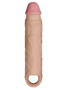 SHAFT - Vibrerende Penissleeve - 16,5 cm - Lys hudfarge - Bilde 9