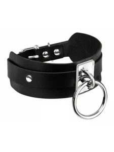 Kinky Diva - Collar med O-ring - Sort