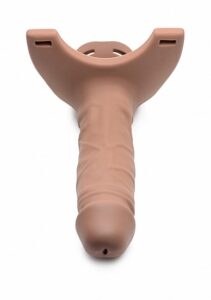 Size matters - Hul silikon strap-on dildo - Lyshudfarge