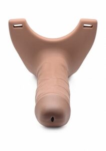 Size matters - Hul silikon strap-on dildo - Lyshudfarge