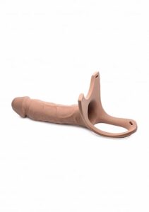Size matters - Hul silikon strap-on dildo - Lyshudfarge