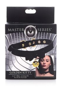 Master Series - Kitty collar med bjelle - svart
