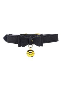 Master Series - Kitty collar med bjelle - svart