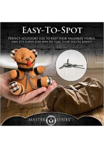 XR BRANDS - BDSM Teddy Keychain - Nøkkelring Bamse med gag