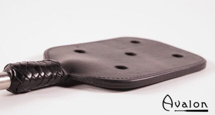 Avalon - OBERON - Spencer Paddle med hull og metallhåndtak med D-ring - Sort