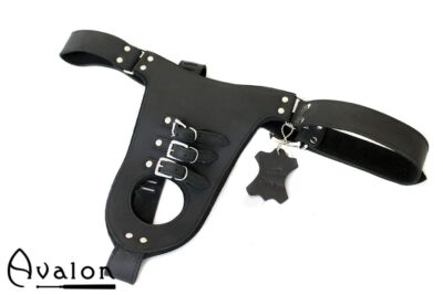 Avalon - GUILTY - Penis og Pung Harness - Svart