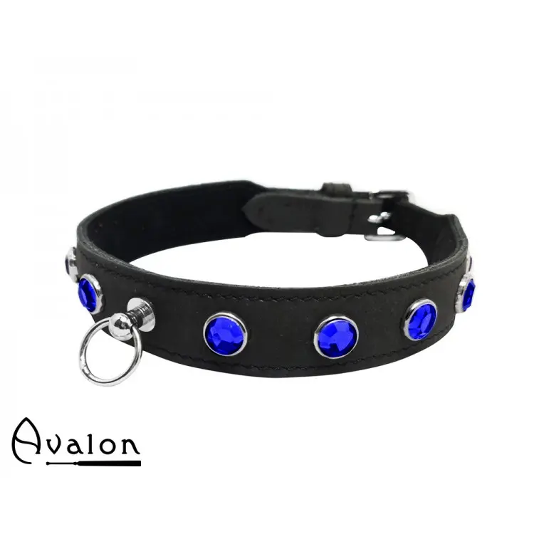 AVA0318BLU-collar-med-stener-01 devotion collar
