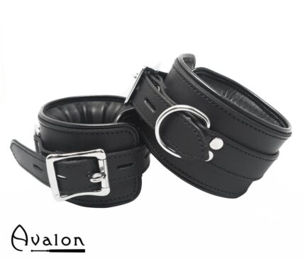 Avalon - ALCHEMY - Polstrede Fotcuffs - Sort