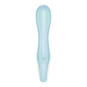 Satisfyer - Pump vibrator 5+ Connect App - Oppblåsbar G-punkts vibrator Blå