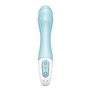 Satisfyer - Pump vibrator 5+ Connect App - Oppblåsbar G-punkts vibrator Blå