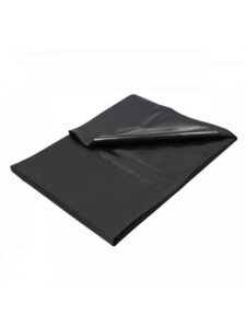 BQS - Sexlaken i PVC - Sort - 200 x 220 cm