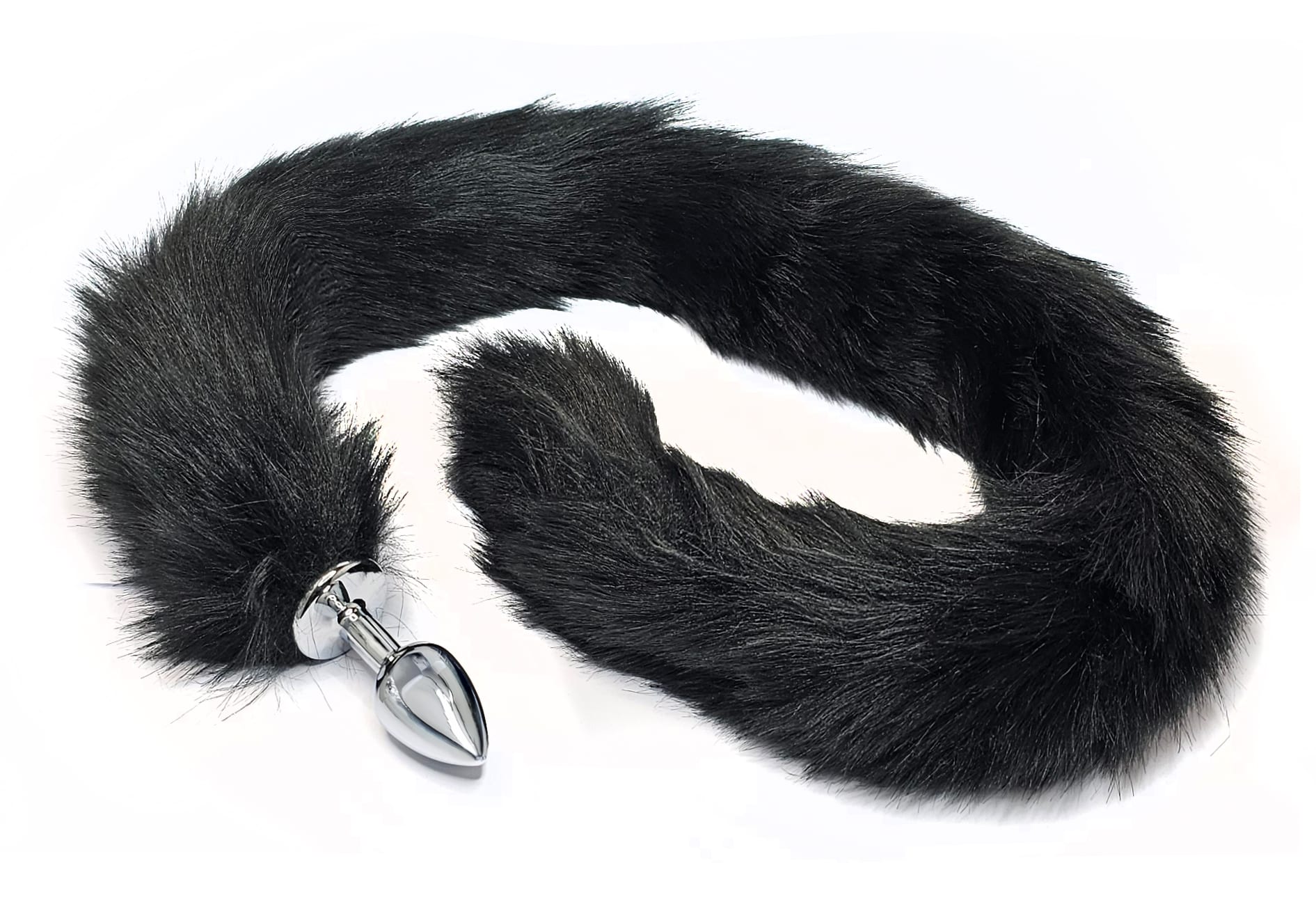 BQS - Buttplug med lang hale - Sort BQS - Buttplug med lang hale - Sort