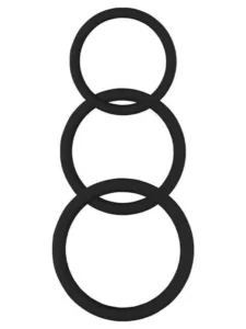 BQS - Enkle penisringer - 3 pk