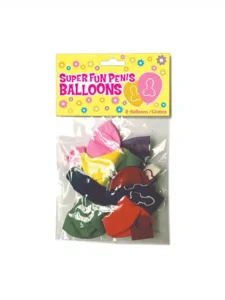 LITTLE GENIE  - Super Fun Penis - Balloons  - 8 pk - Farger - Bilde 2